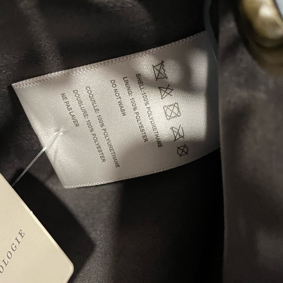 Deux Lux Raw Leather Tote Large Light Blue NEW - Picture 5 of 8